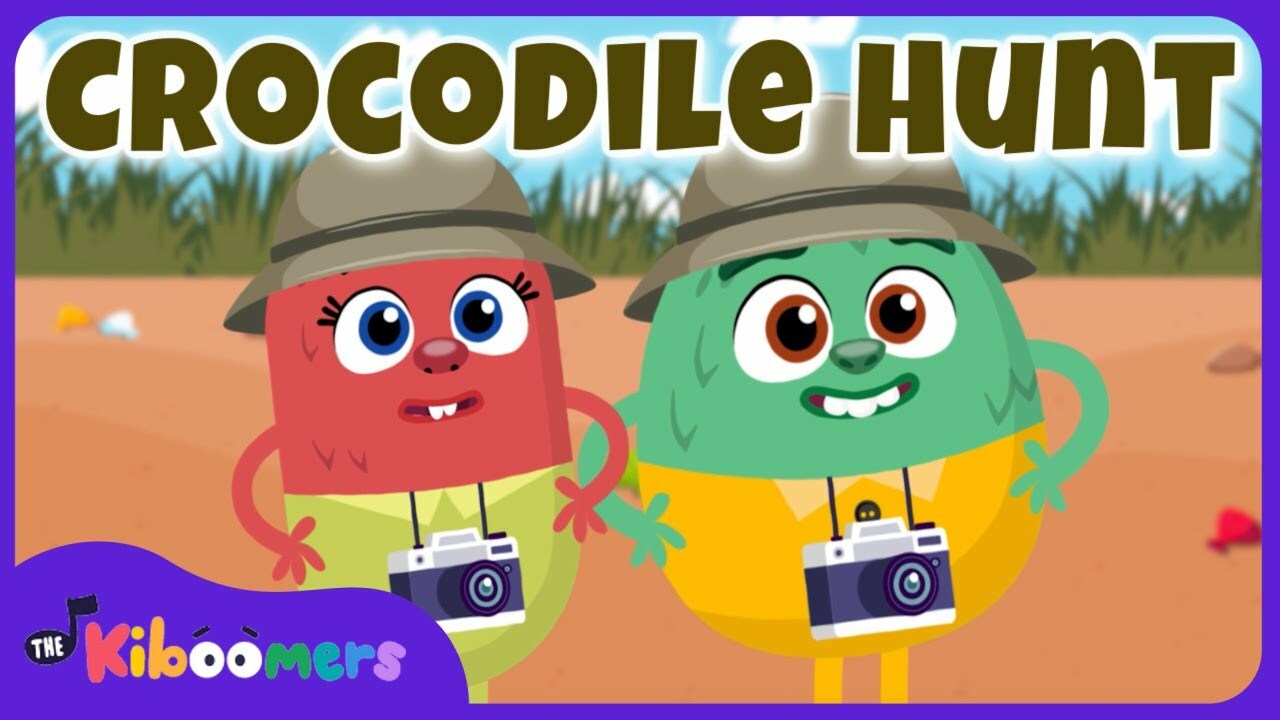 Going on a Crocodile Hunt - THE KIBOOMERS Preschool Songs - Brain Breaks